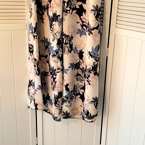 STATE OF BEING PINK FLORAL PRINT PALAZZO PANTS SZXS - Picture 3 of 7